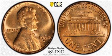 1964-D 1C MS66RD