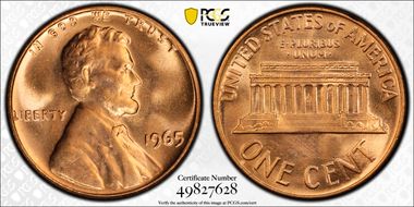 1965 1C MS65RD