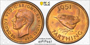 1951 1/4D S-4119 MS64RB