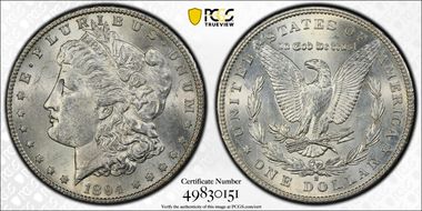 1894-S $1 MS60