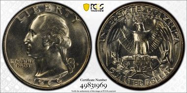 1969-D 25C MS66