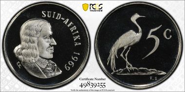 1969 5C Afrikaans PR69DCAM