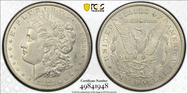 1878-CC $1 XF45