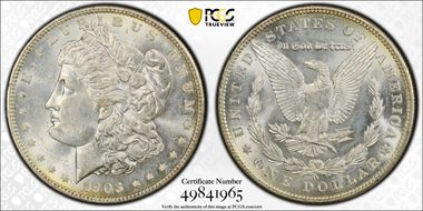 1903-O $1 MS62