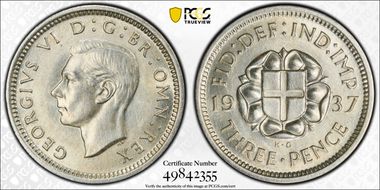 1937 3D S-4085 Shield on Rose N1