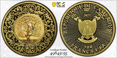 2021-MW 500 Fr Gold Tree - Tree of Happiness PR69DCAM