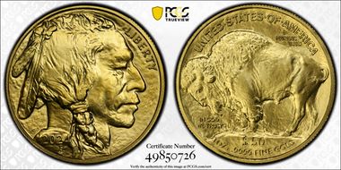 2024 $50 American Buffalo .9999 Fine Gold MS69