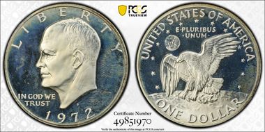 1972-S $1 Silver PR66DCAM