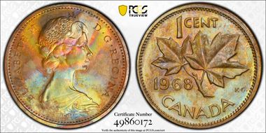 1968 1C MS63BN