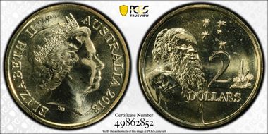 2018 $2 4th Portrait MS67