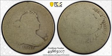 1798 $1 Large Eagle PO1