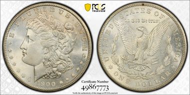 1900-S $1 MS65