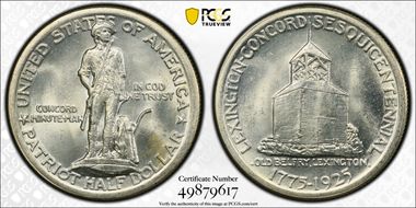 1925 50C Lexington MS65