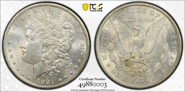 1901-S $1 MS62