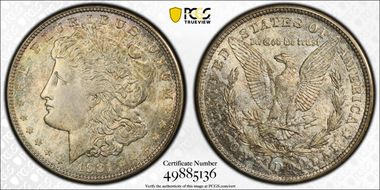 1921-D $1 MS65+ 