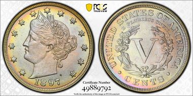 1897 5C MS64