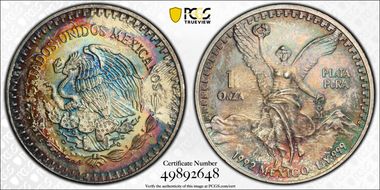 1992-Mo Onza Libertad Ag MS66