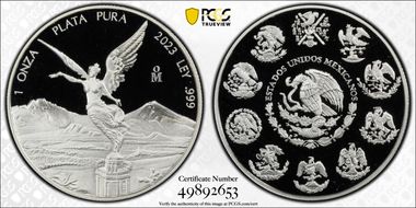 2023-Mo Onza Libertad Ag PR69DCAM