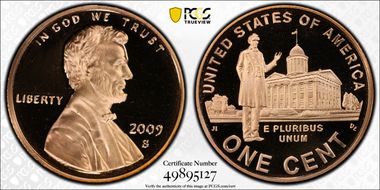 2009-S 1C Lincoln-Professional PR69DCAM