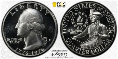 1976-S 25C Silver PR69CAM