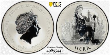 2022-P $1 Hera Gods of Olympus MS70