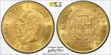 1873-M BN 20 L KM-10.3  Au MS64