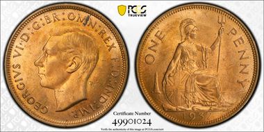 1937 1D S-4114 MS64RD