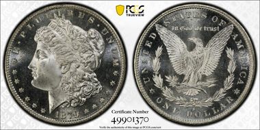 1879-S $1 MS66+ DMPL