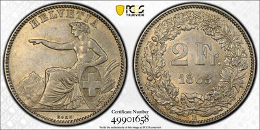 1863 B 2 Fr AU55