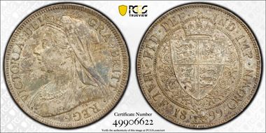 1899 1/2 Cr S-3938 MS63