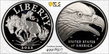 2022-P Medal American Liberty PR69DCAM