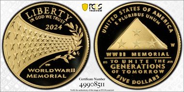 2024-W $5 Greatest Generation First Strike PR70DCAM