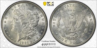1885 $1 MS61