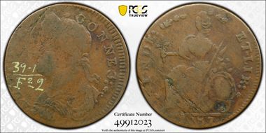 1787 CT 1/2P ETLIR, Miller 37.11-ff.2 VF20BN