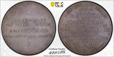 1900 Bryan$ HK-783 Silver Gorham Mfg. Co. AU58