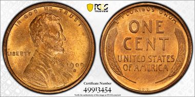 1909-S VDB 1C MS65RB