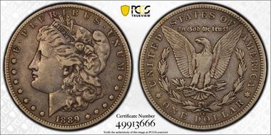 1889-CC $1 VF30