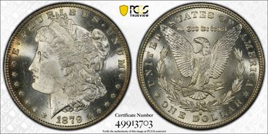 1879-S $1 MS65