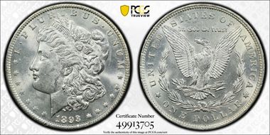 1893 $1 MS61