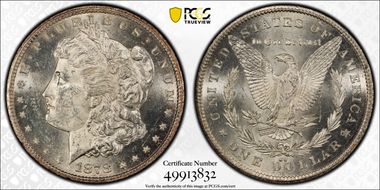 1878-CC $1 MS62