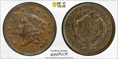 1835 1C Small 8, Stars N1BN