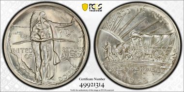 1938-S 50C Oregon MS66