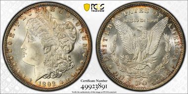 1892-O $1 MS64
