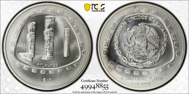1998-Mo 10 Peso Atlantes N1