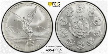 2023-Mo 5 Onza Libertad Ag MS69