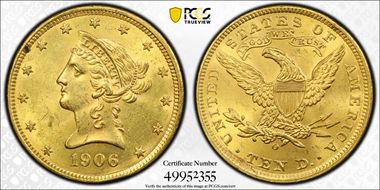 1906-O $10 MS61