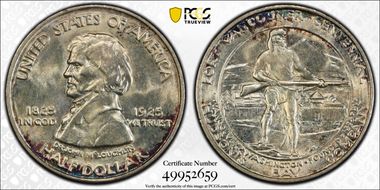 1925 50C Fort Vancouver MS65