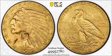 1912 $5 MS64