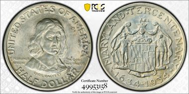 1934 50C Maryland N1