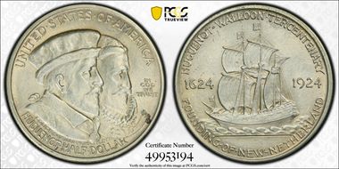 1924 50C Huguenot N1
